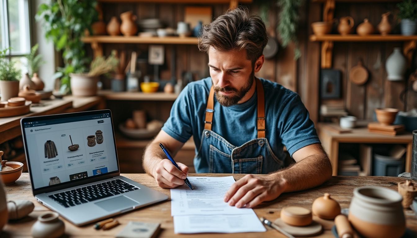 Argent facile : Chapitre sur la Vente de Produits Artisanaux en Ligne découvrez comment gagner de l'argent facilement en vendant vos produits artisanaux sur internet. ce chapitre vous guide pas à pas pour lancer votre boutique en ligne, attirer des clients et réussir dans la vente artisanale.